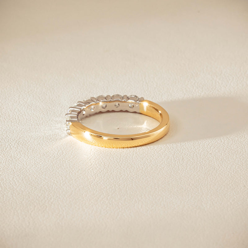 18ct Yellow & White Gold 1.00ct Diamond Panorama Ring - Ring - Walker & Hall