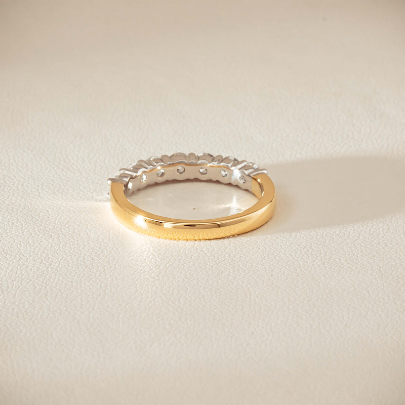 18ct Yellow & White Gold 1.00ct Diamond Panorama Ring - Ring - Walker & Hall