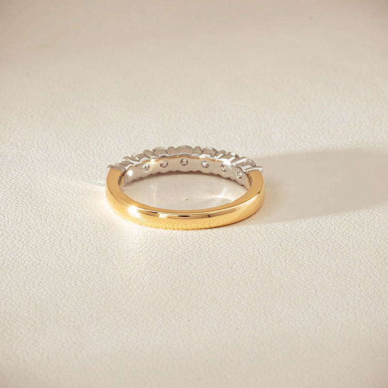 18ct Yellow & White Gold 1.00ct Diamond Panorama Ring - Ring - Walker & Hall
