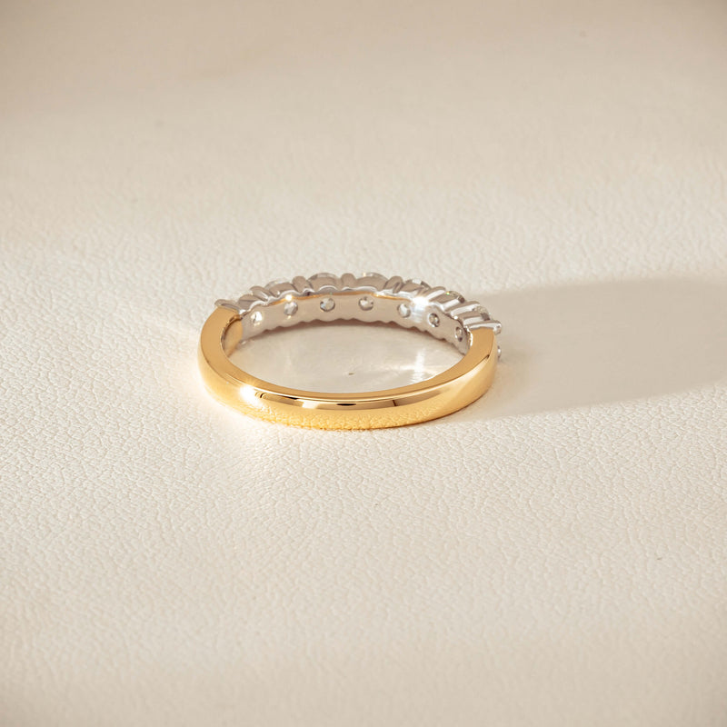 18ct Yellow & White Gold 1.00ct Diamond Panorama Ring - Ring - Walker & Hall
