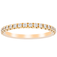 18ct Yellow Gold .34ct Diamond Comet Band-Ring-Walker & Hall