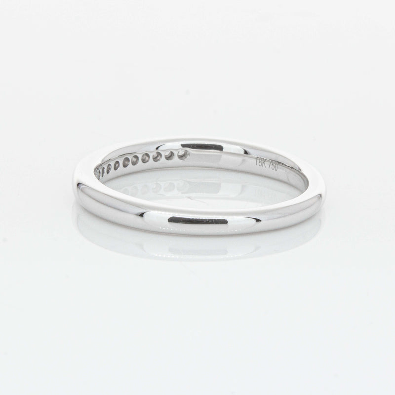 18ct White Gold .09ct Diamond Eternity Ring-Ring-Walker & Hall