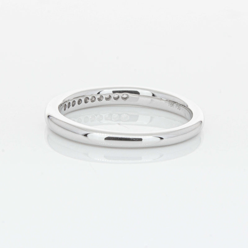 18ct White Gold .09ct Diamond Eternity Ring-Ring-Walker & Hall