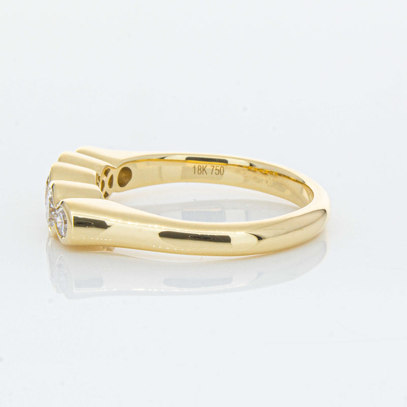 18ct Yellow Gold .78ct Diamond Five-Stone Natalia Ring-Ring-Walker & Hall