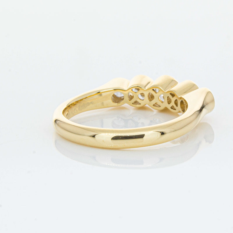 18ct Yellow Gold .78ct Diamond Five-Stone Natalia Ring-Ring-Walker & Hall