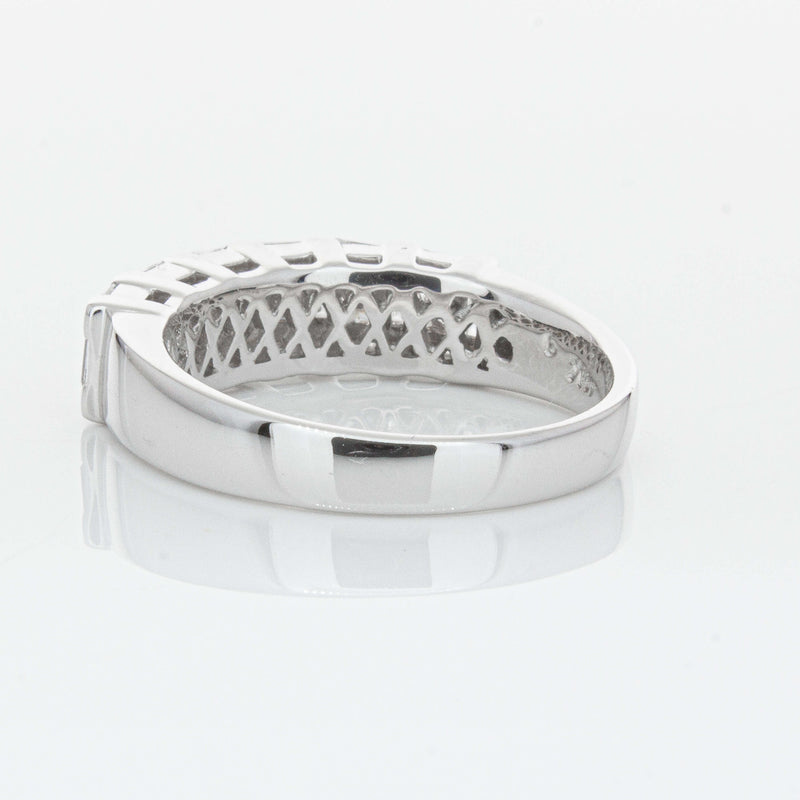 Deja Vu 18ct White Gold 1.12ct Diamond Band-Ring-Walker & Hall
