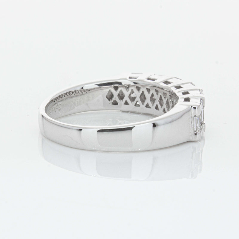 Deja Vu 18ct White Gold 1.12ct Diamond Band-Ring-Walker & Hall