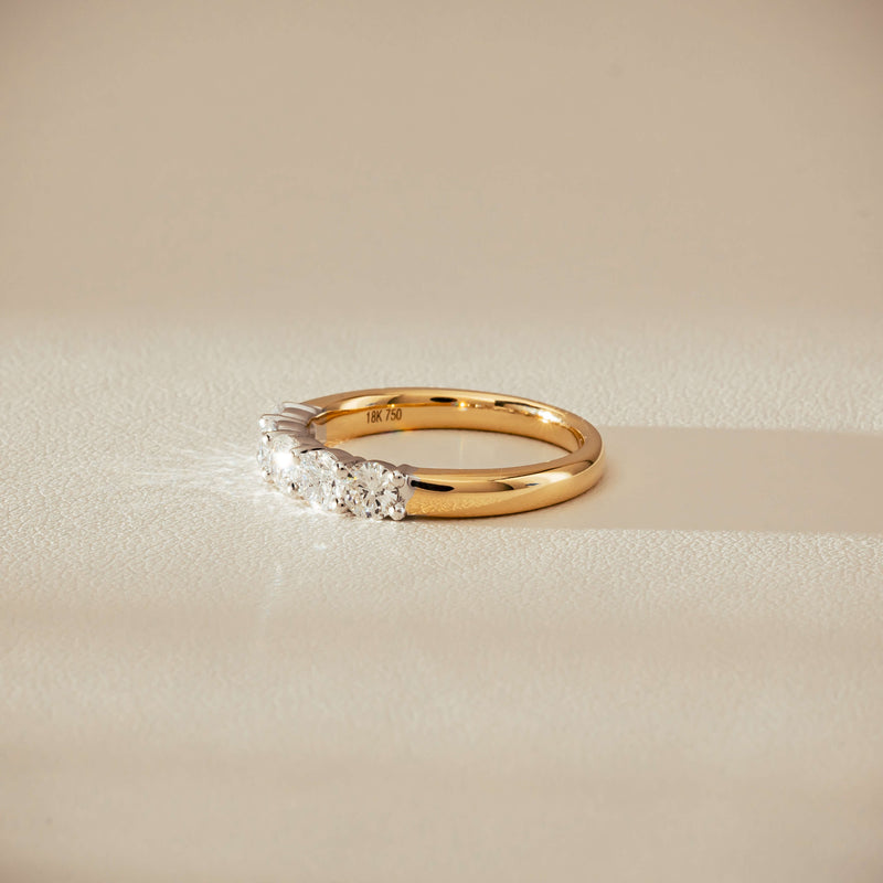 18ct Yellow Gold .97ct Diamond Panorama Ring-Ring-Walker & Hall