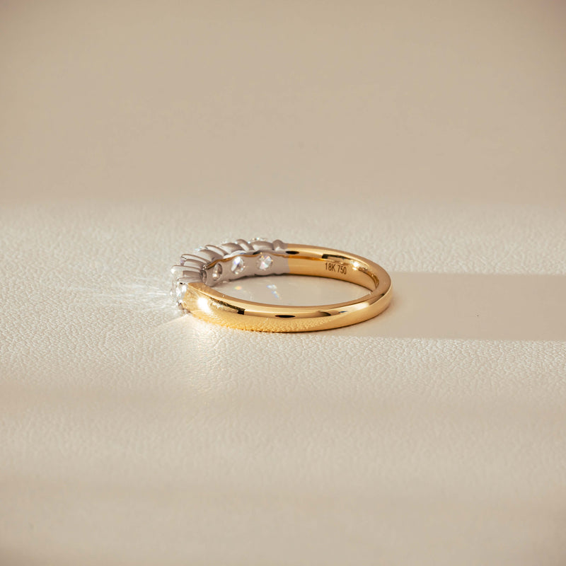 18ct Yellow Gold .97ct Diamond Panorama Ring-Ring-Walker & Hall