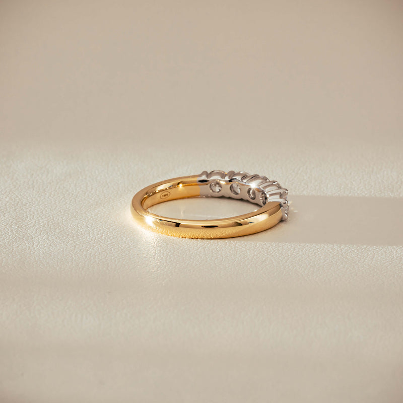 18ct Yellow Gold .97ct Diamond Panorama Ring-Ring-Walker & Hall