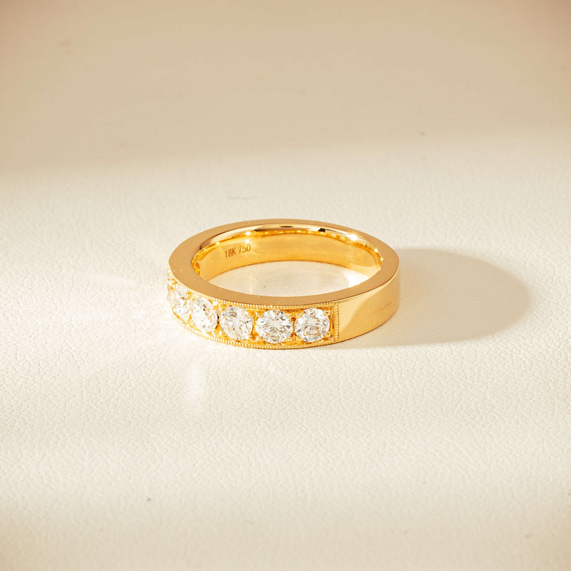 18ct Yellow Gold 1.00ct Diamond Orion Ring - Ring - Walker & Hall