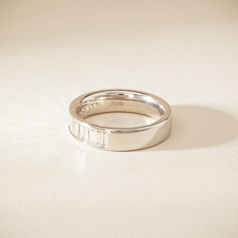 Platinum .92ct Diamond Channel-Set Band - Ring - Walker & Hall