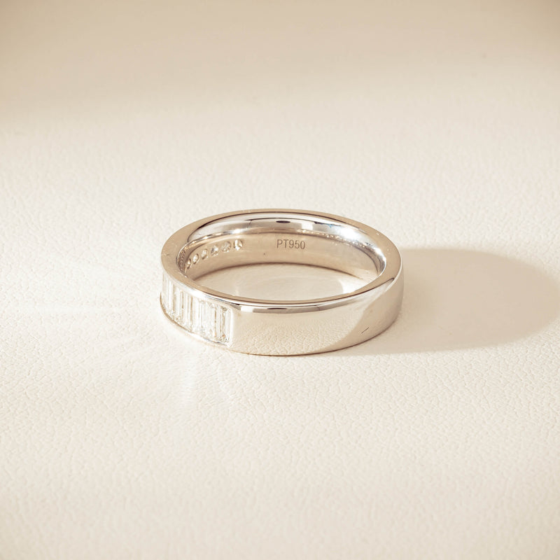 Platinum .92ct Diamond Channel-Set Band - Ring - Walker & Hall