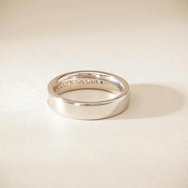 Platinum .92ct Diamond Channel-Set Band - Ring - Walker & Hall