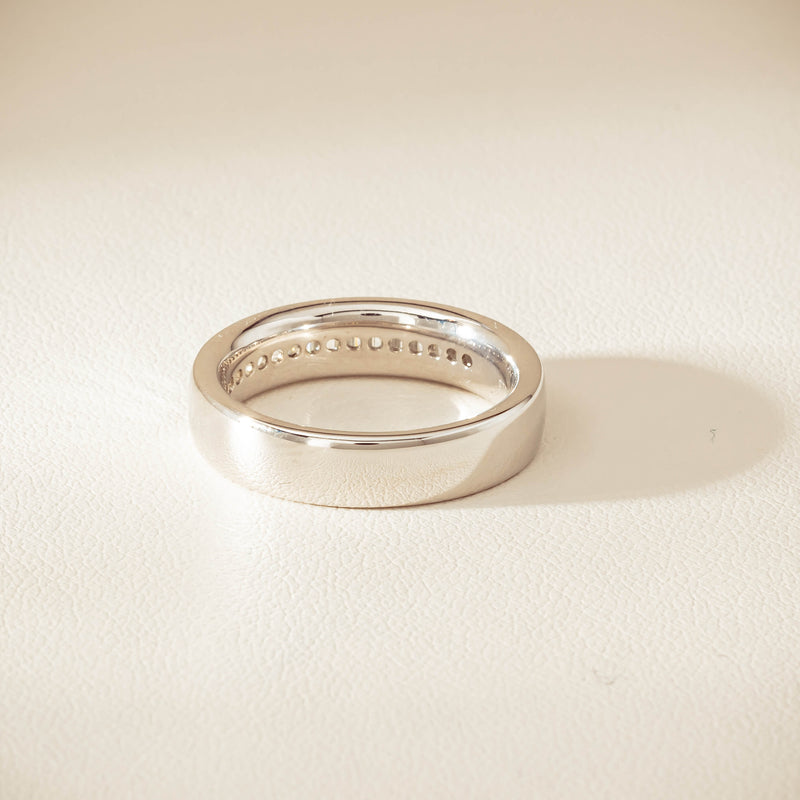 Platinum .92ct Diamond Channel-Set Band - Ring - Walker & Hall