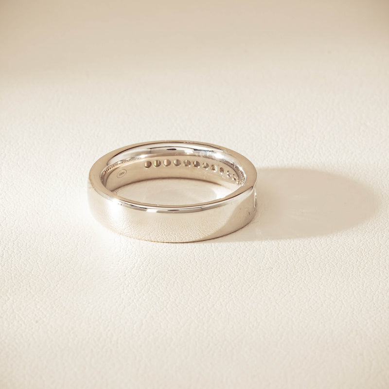 Platinum .92ct Diamond Channel-Set Band - Ring - Walker & Hall