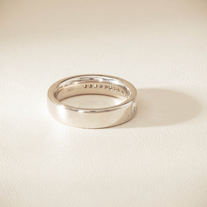 Platinum .92ct Diamond Channel-Set Band - Ring - Walker & Hall