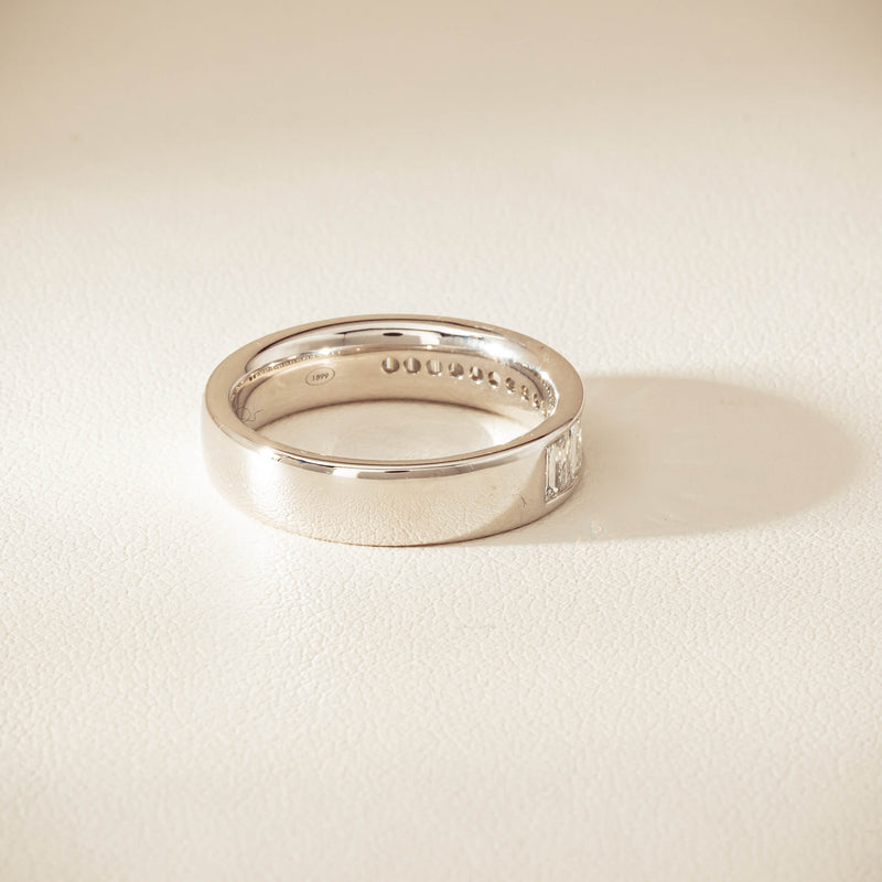 Platinum .92ct Diamond Channel-Set Band - Ring - Walker & Hall