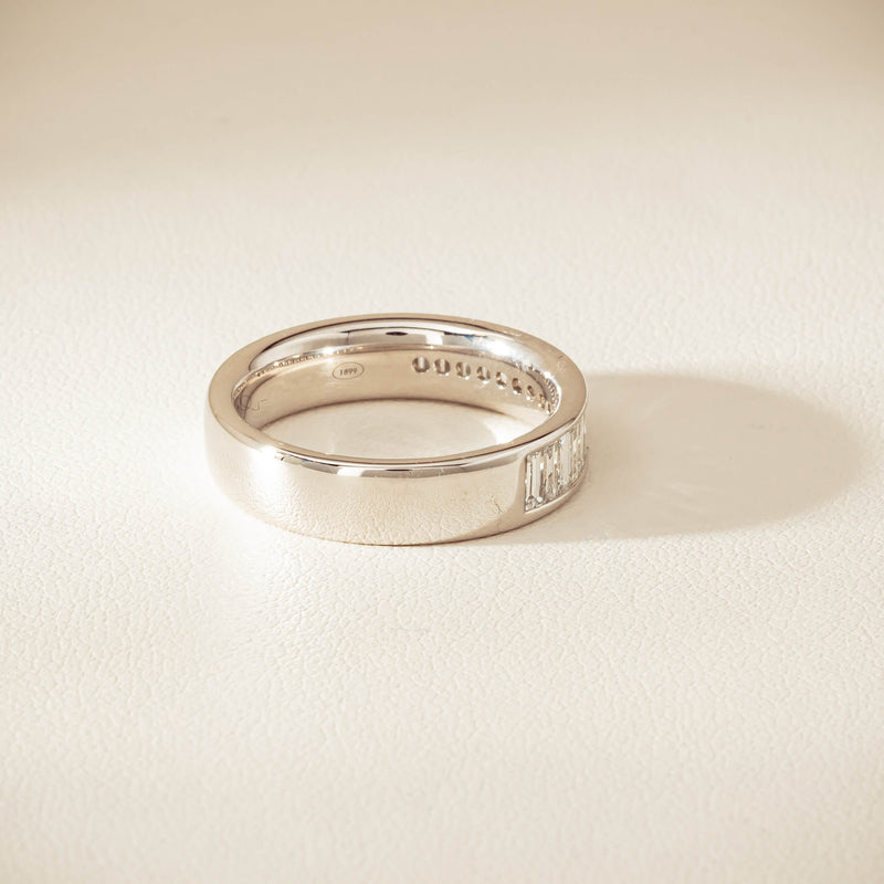 Platinum .92ct Diamond Channel-Set Band - Ring - Walker & Hall