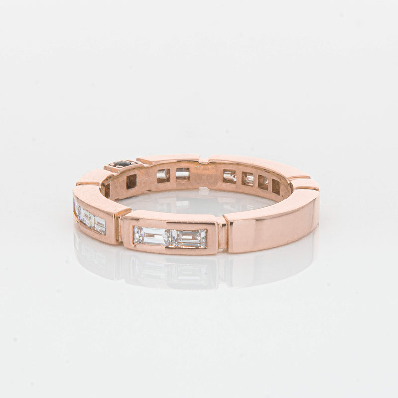 Deja Vu 18ct Rose Gold .75ct Diamond Band - Ring - Walker & Hall