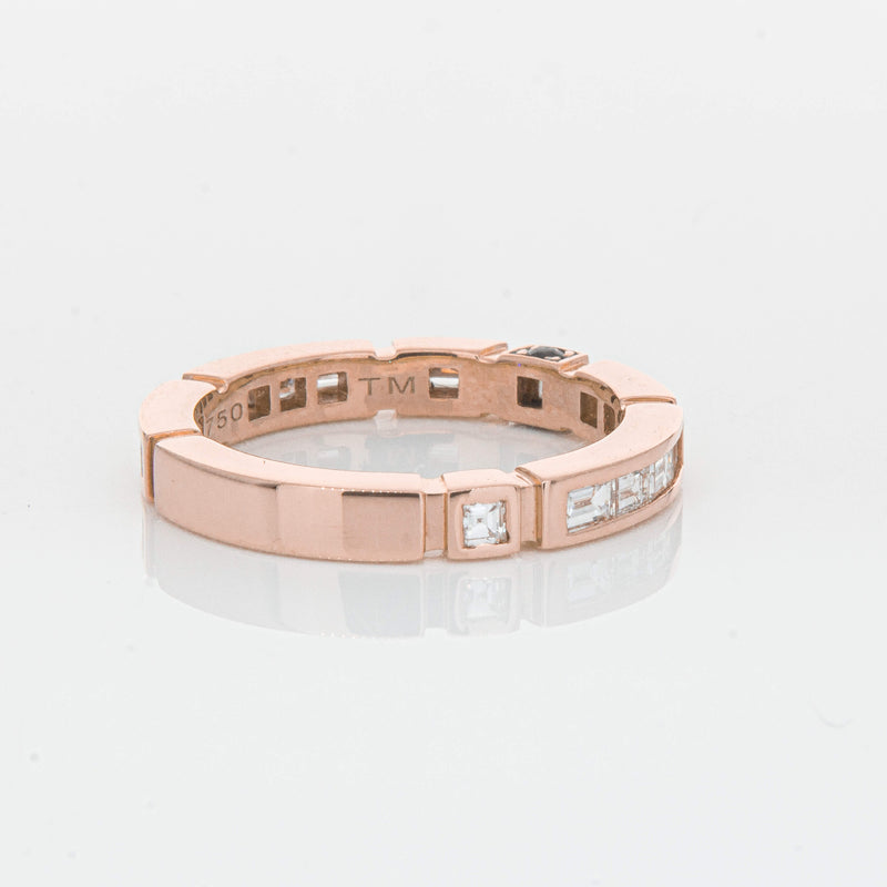 Deja Vu 18ct Rose Gold .75ct Diamond Band - Ring - Walker & Hall