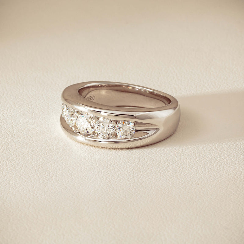Platinum 1.25ct Diamond Eugenie Ring - Ring - Walker & Hall
