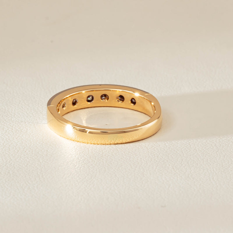 Deja Vu 16ct Yellow & White Gold .75ct Diamond Band
