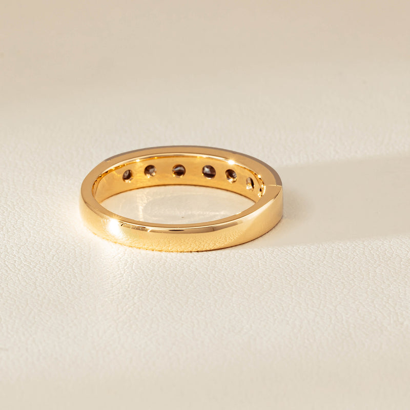 Deja Vu 16ct Yellow & White Gold .75ct Diamond Band
