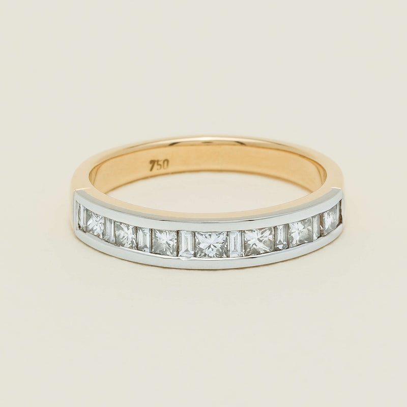 Deja Vu 16ct Yellow & White Gold .75ct Diamond Band