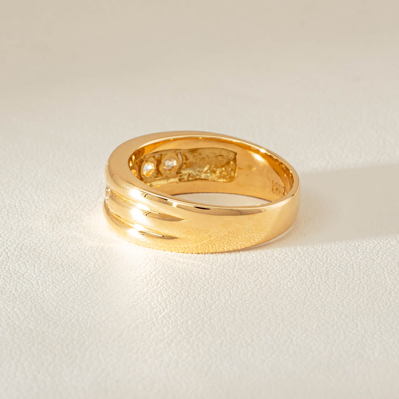 Deja Vu 18ct Yellow Gold .60ct Five-Stone Ring - Ring - Walker & Hall