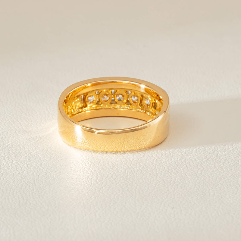 Deja Vu 18ct Yellow Gold .60ct Five-Stone Ring - Ring - Walker & Hall