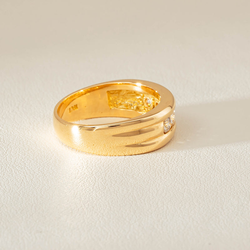 Deja Vu 18ct Yellow Gold .60ct Five-Stone Ring - Ring - Walker & Hall