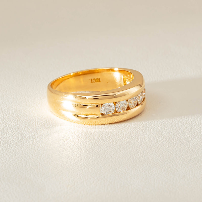 Deja Vu 18ct Yellow Gold .60ct Five-Stone Ring - Ring - Walker & Hall