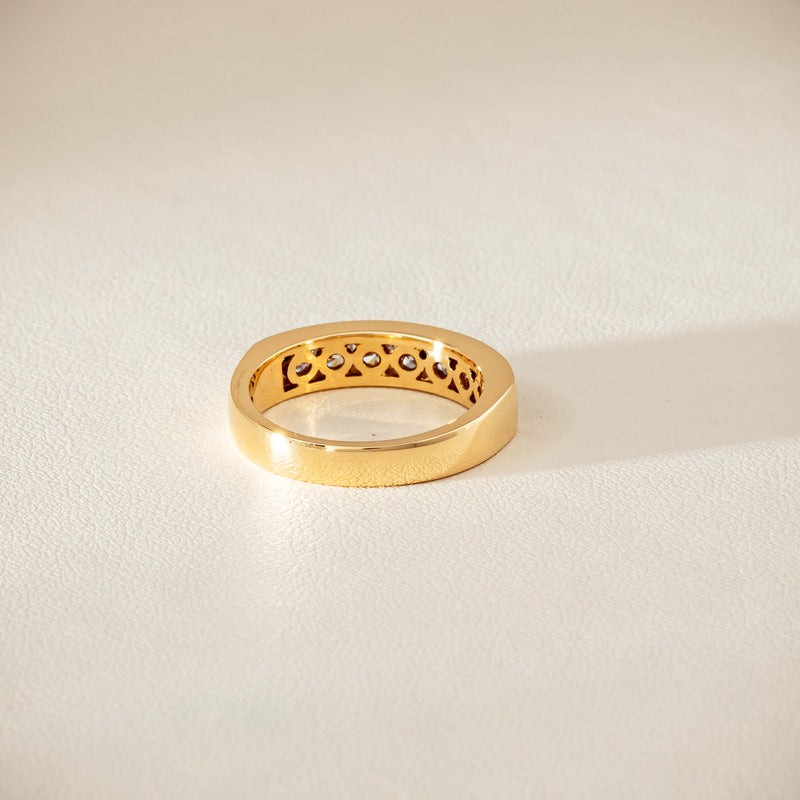 Deja Vu 18ct Yellow Gold .75ct Diamond Channel-Set Ring