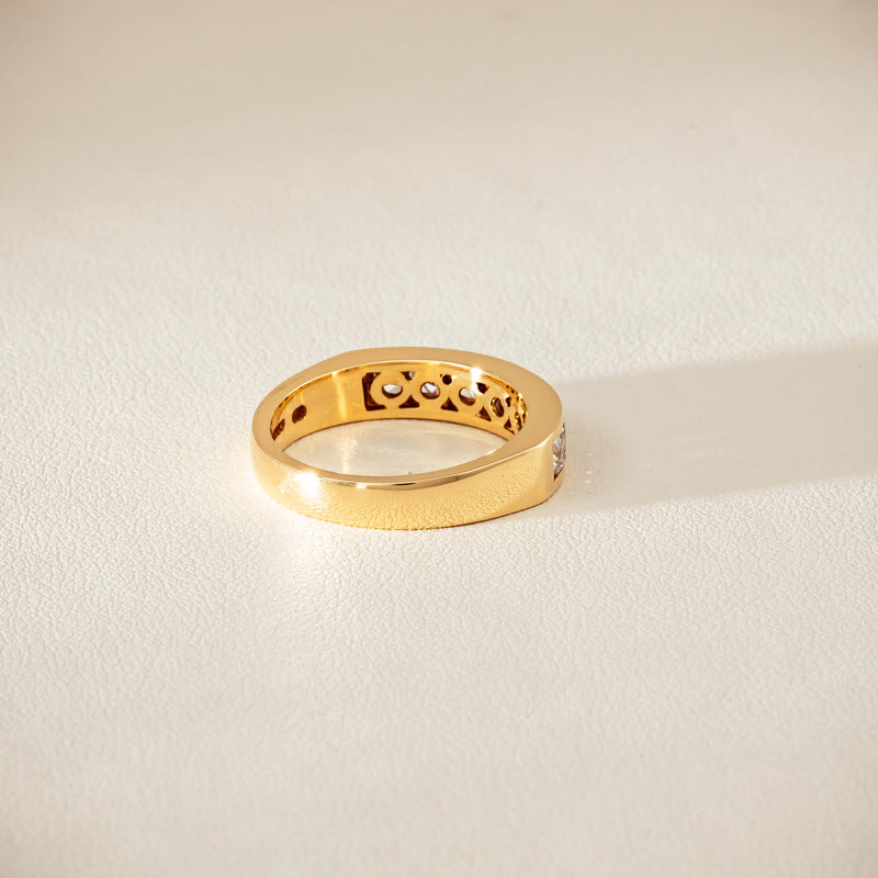 Deja Vu 18ct Yellow Gold .75ct Diamond Channel-Set Ring
