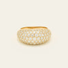 Deja Vu 18ct Yellow Gold 2.53ct Diamond Pave Dome Ring
