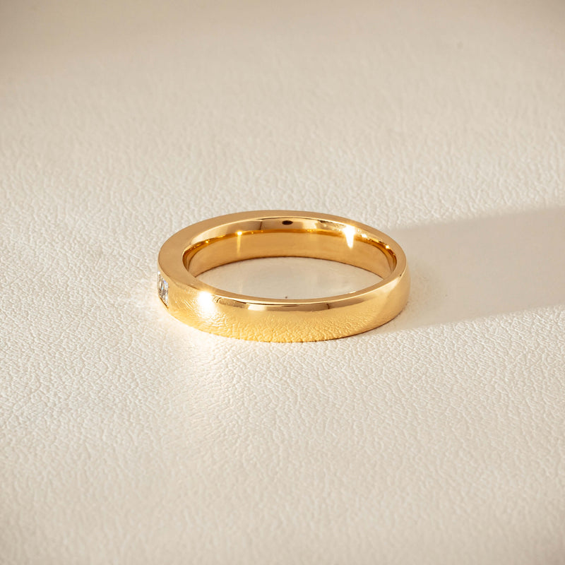 Deja Vu 18ct Yellow Gold .70ct Diamond Channel-Set Ring - Ring - Walker & Hall