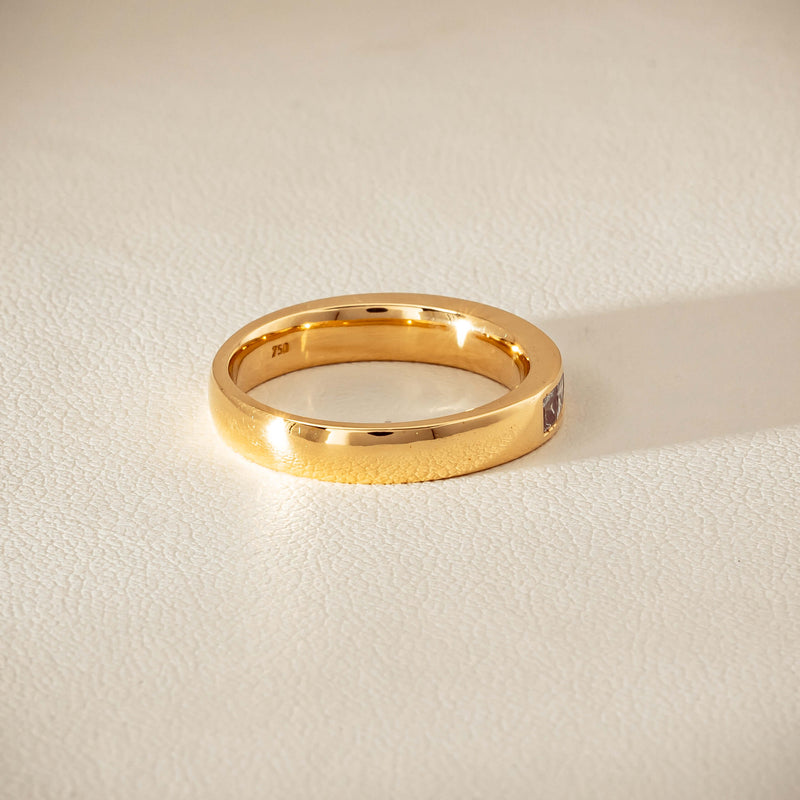 Deja Vu 18ct Yellow Gold .70ct Diamond Channel-Set Ring - Ring - Walker & Hall