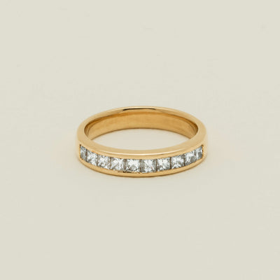 Deja Vu 18ct Yellow Gold .70ct Diamond Channel-Set Ring - Ring - Walker & Hall