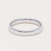 18ct White Gold 3mm Band - Ring - Walker & Hall