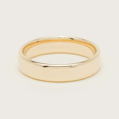9ct Yellow Gold 5mm Band - Ring - Walker & Hall