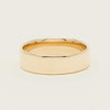 9ct Yellow Gold 6mm Square Profile Band - Ring - Walker & Hall