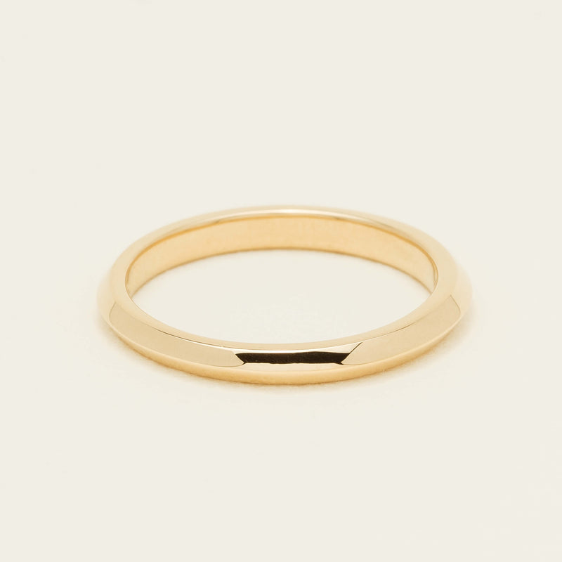 18ct Yellow Gold Venetian Band - Ring - Walker & Hall