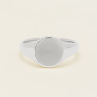 Sterling Silver Classic Signet Ring - Ring - Walker & Hall