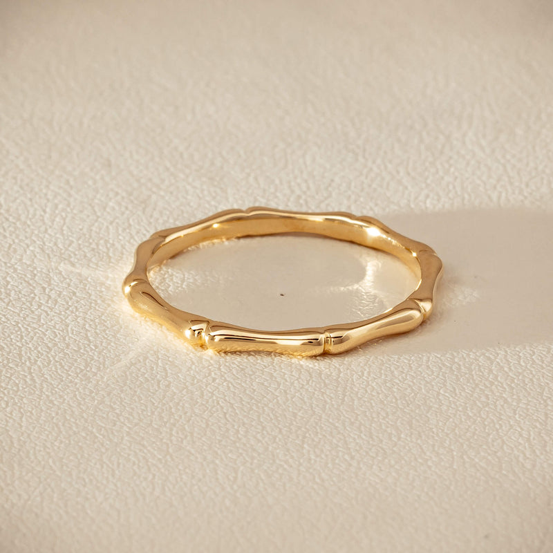 9ct Yellow Gold Kyoto Band - Ring - Walker & Hall