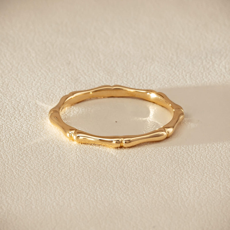 9ct Yellow Gold Kyoto Band - Ring - Walker & Hall