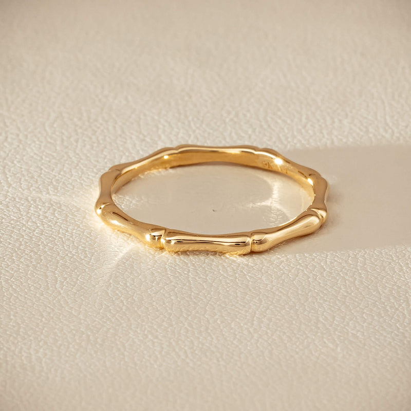 9ct Yellow Gold Kyoto Band - Ring - Walker & Hall