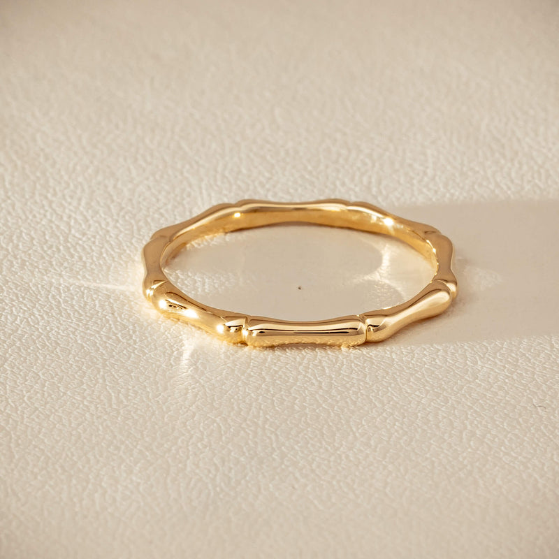 9ct Yellow Gold Kyoto Band - Ring - Walker & Hall