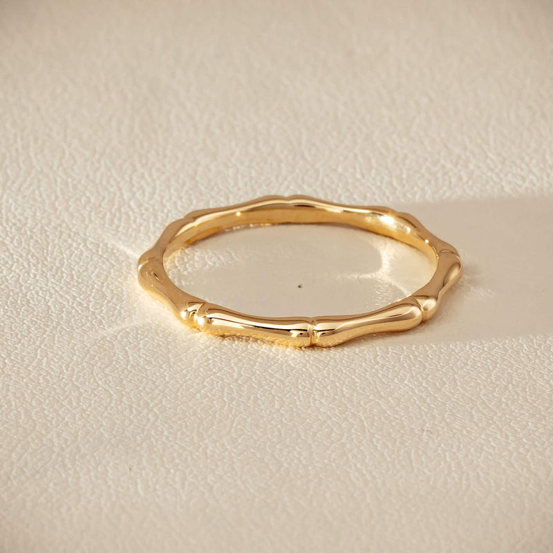 9ct Yellow Gold Kyoto Band - Ring - Walker & Hall