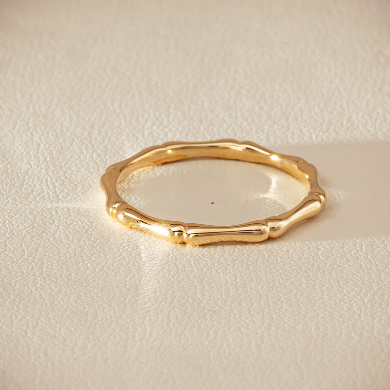 9ct Yellow Gold Kyoto Band - Ring - Walker & Hall